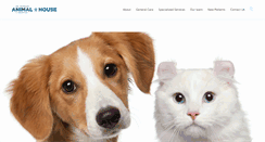 Desktop Screenshot of animalhousehospital.com